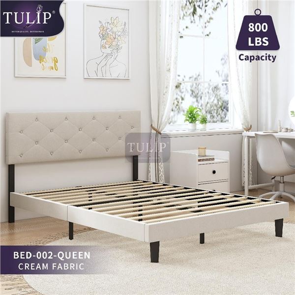 Tulip Bed frames- New in Box (Cream)