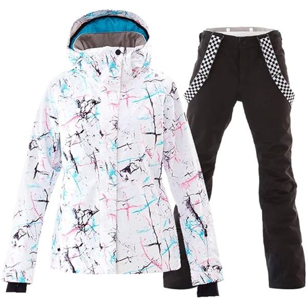 Women's Waterproof/Insulated Snow Jacket & Pants Set (Size Small) Outdoor/Ski Jacket & Pants - New