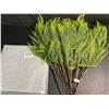 Image 6 : 12-Pack of 18" Norfolk Pine Branches/Artificial Pine Stems for DIY Faux Greenery Plant Decor - New