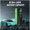 Image 5 : Portable Rechargeable Tire Inflator/Air Pump - Cordless Powerbank/Tire Pump with LED Screen - New!