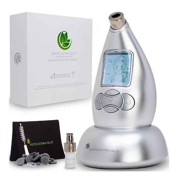 Microderm GLO Diamond Microdermabrasion Machine/Facial Beauty Device Suction Tool Exfoliator - NEW!