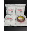 Image 1 : 4 Rolls of Heavy Duty Mounting Tape (Double-Sided 3M Tape) 16FT Per Roll - New