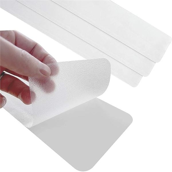 2 Boxes Skid Guard Anti-Slip Grip Tape for Stairs (4PCS Each) 4" x 24" Strips; Indoor/Outdoor Use