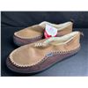 Image 1 : EverFoams Men's Micro Suede Slippers (Tan) Size 12 - With Grip Bottom - New