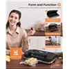 Image 6 : Qiqiaob 95Kpa Powerful Suction Vacuum Sealer Machine with LED Display & 10 Modes - NEW