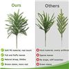 Image 3 : 12-Pack of 18" Norfolk Pine Branches/Artificial Pine Stems for DIY Faux Greenery Plant Decor - New
