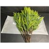 Image 6 : 12-Pack of 18" Norfolk Pine Branches/Artificial Pine Stems for DIY Faux Greenery Plant Decor - New