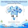 Image 2 : Moko Toddler Swim Vest Jacket with Arm Floaties & Crotch Strap (For Kids Weighing 22-66lbs) - New