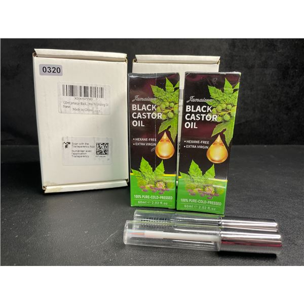 2 Boxes of Jamaican Black Castor Oil (2pcs/120ml Per Box) 100% Pure-Cold-Pressed - New