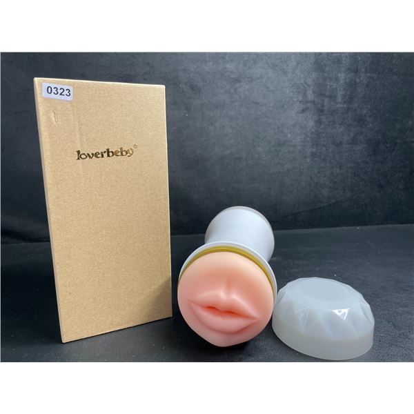 LoverBeby Silicone/Realistic Mouth-Design/Dual-Ended Pocket Pussy Male Sex Toy - New