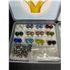 Image 3 : 3 Packs of JewelrieShop Rhinestone Crystal Ball Stud Earrings (12 Pairs Each/36 Total) - New