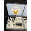 Image 2 : 3 Packs of JewelrieShop Round Ball Stud Earrings (8 Pairs Each/24 Total) Black Surgical Steel - New