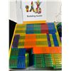 Image 3 : 136PC Magnetic Tiles STEM Toy Building Tiles Set - New (Damaged Box*)