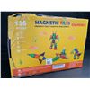 Image 6 : 136PC Magnetic Tiles STEM Toy Building Tiles Set - New (Damaged Box*)