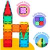 Image 11 : 136PC Magnetic Tiles STEM Toy Building Tiles Set - New (Damaged Box*)