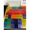 Image 3 : 136PC Magnetic Tiles STEM Toy Building Tiles Set - New (Damaged Box*)