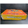 Image 8 : 136PC Magnetic Tiles STEM Toy Building Tiles Set - New (Damaged Box*)