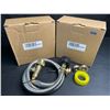 Image 1 : Lot of 2 Nupick Propane Refill Adapter Hoses for 1LB Tanks - New