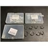 Image 2 : 3 Packs (8PCS Each) Crochet Tension Rings for Finger Yarn Crafts - New