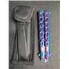 Image 6 : Lot of 3 Rainbow/Chrome Butterfly Training Knives - Dull Practice Knives - New