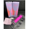 Image 2 : Lot of 2 Hot Pink Personal Massagers/8-Speed Vibrators - Silent & Portable, USB-Rechargeable - New