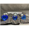 Image 2 : 3PC Metal Rhinestone Butt-Plugs/Anal Plug Set - Big/Med/Small Size - New