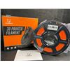 Image 1 : 1 Roll of Tecbears PLA 3D Printer Filament - Orange - 1.75mm (1KG) Roll - New Sealed