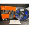 Image 1 : 1 Roll of Tecbears PLA 3D Printer Filament - Blue - 1.75mm (1KG) Roll - New Sealed