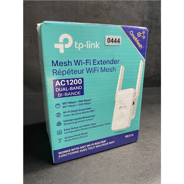 TP-Link AC1200 Mesh Wi-Fi Extender/WiFi Booster - Works with Any WiFi Router - New Sealed!