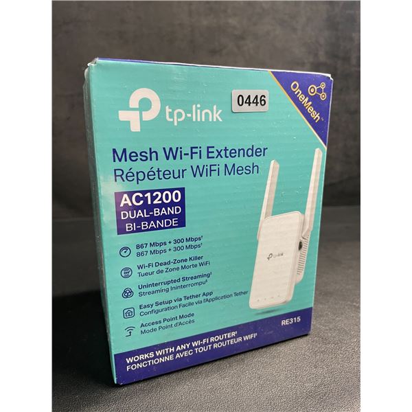 TP-Link AC1200 Mesh Wi-Fi Extender/WiFi Booster - Works with Any WiFi Router - New Sealed!