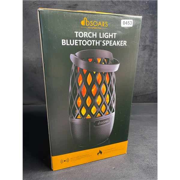 DbSoars Torch Light Bluetooth Speaker for Outdoors; 3 Light Effects, Premium Surround Sound - NEW!