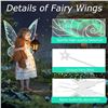 Image 4 : Lot of 6 Fairy/Butterfly Wings with Wand Dress-Up Sets for Girls - New