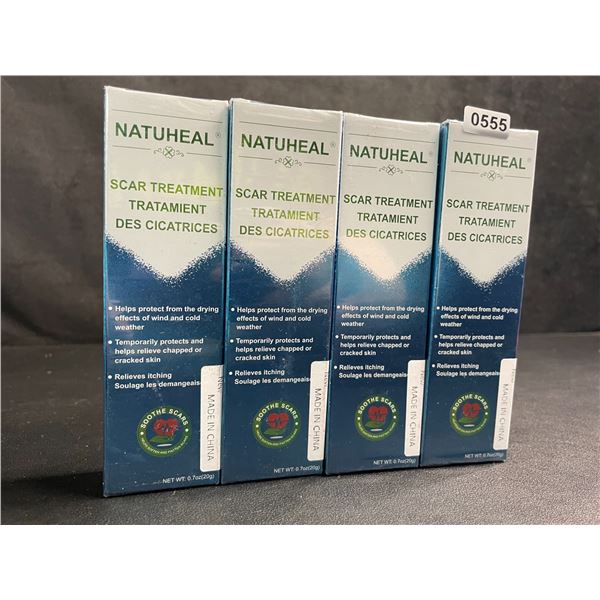 4 Boxes of Natuheal Scar Treatment Cream (20g) - New Sealed