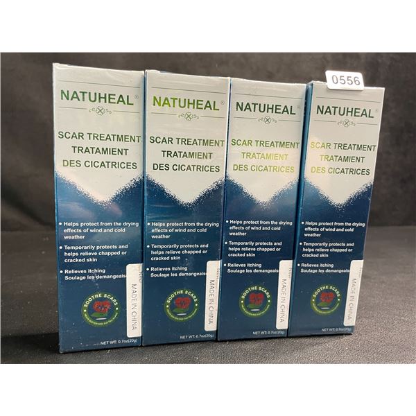4 Boxes of Natuheal Scar Treatment Cream (20g) - New Sealed
