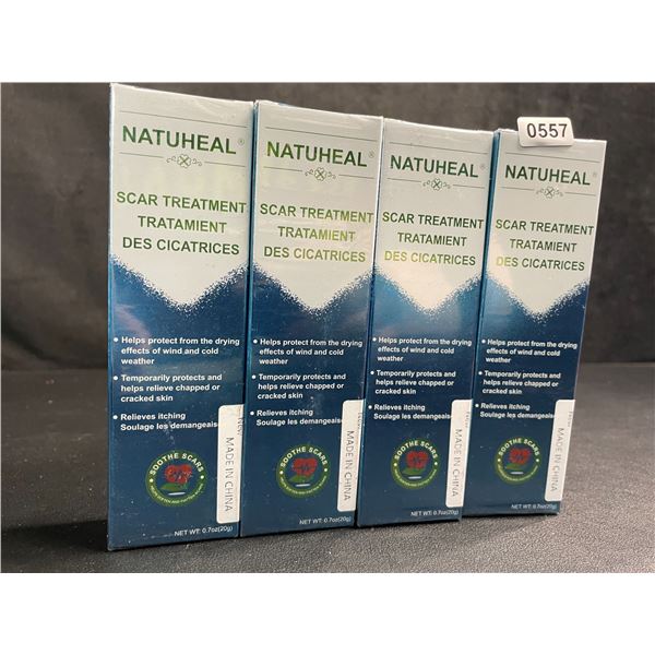 4 Boxes of Natuheal Scar Treatment Cream (20g) - New Sealed