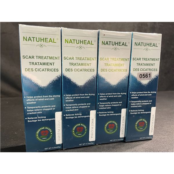 4 Boxes of Natuheal Scar Treatment Cream (20g) - New Sealed