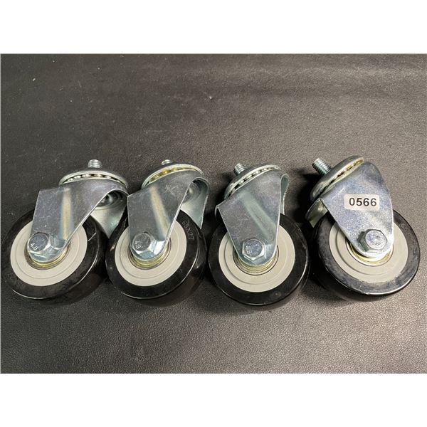 Lot of 4 Heavy-Duty Caster Wheels  New