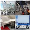 Image 4 : 6-Pack of 2-Inch Swivel Casters/Trolley Wheels - Very Versatile/Multi-Purpose Wheels - New