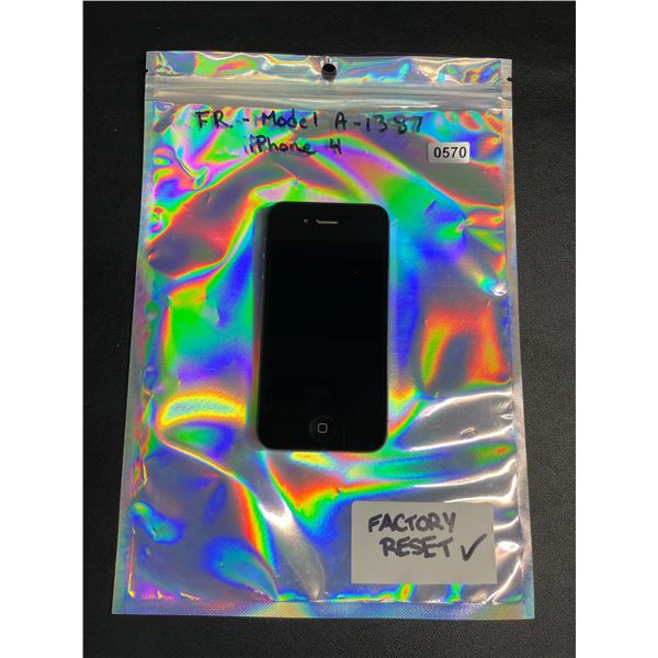 Apple iPhone 4 (Model: A1387) Works/Factory Reset/Ready-To-Use - Used
