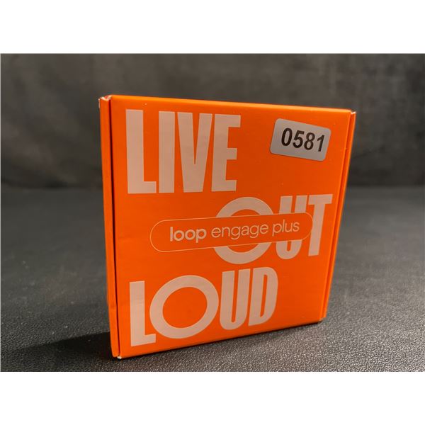 Loop Engage Plus Earplugs - 8 Ear Tip Sizes Incl; 16 dB & 10dB NRR coverage - Lucid Rose - New