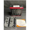 Image 1 : 1 Pair of L + R JoyCon Controllers for Switch; Marble Black Design - New