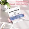 Image 3 : Phomemo M08F Portable Wireless Printer for Travel Printing! Bluetooth Thermal Printer (Pink) - NEW