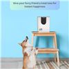 Image 2 : Lusimpo Smart Pet Camera with Treat Dispenser ; 1080P Camera, Live Video, Night Vision, Audio - NEW!