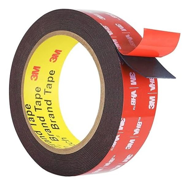 4 Packs of Heavy Duty Mounting Tape (Double-Sided 3M Tape) 16FT Per Roll - New