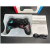 Image 2 : Wireless Controller for Nintendo Switch - Ergonomic Design; USB-C Rechargeable (Black) - New