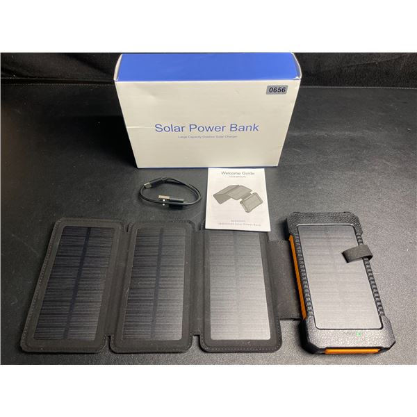 38,800mAh Large Capacity Solar Power Bank/Portable Charger (Model: M30000S) Brand New!
