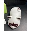 Image 3 : LED Cute Lazy Raccoon Bedside Lamp; Touch Control, Dimmable & Rechargeable - New