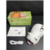 Image 2 : LED Cute Lazy Raccoon Bedside Lamp; Touch Control, Dimmable & Rechargeable - New