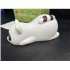 Image 4 : LED Cute Lazy Raccoon Bedside Lamp; Touch Control, Dimmable & Rechargeable - New