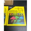 Image 4 : 3-Pack LED Color-Changing Mushroom Plug-In Night Lights w/ Dusk to Dawn Sensor; 7-Colors - New